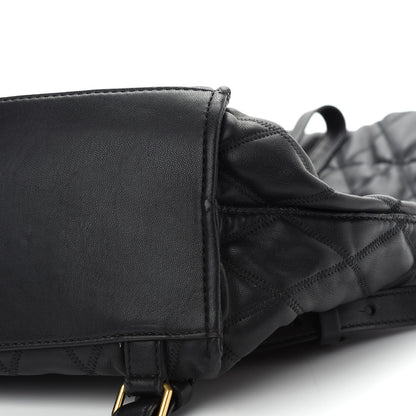 Givenchy Rubberized Canvas Quilted Duo Backpack Black 13 of 13