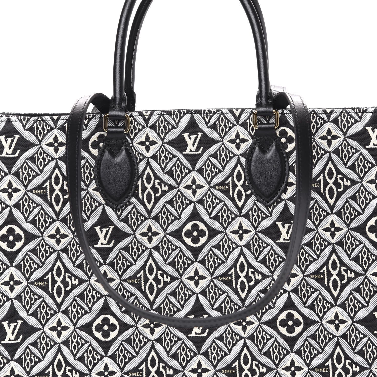 Louis Vuitton Jacquard Since 1854 Onthego GM Grey 8 of 8