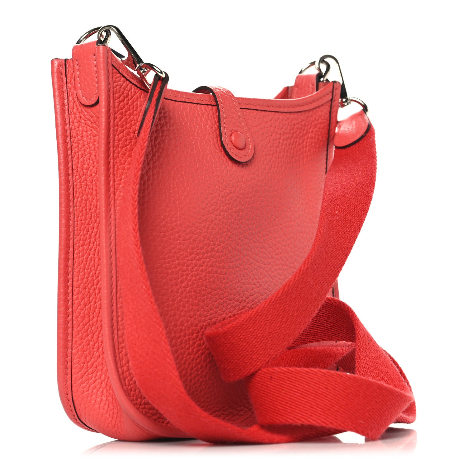エルセーヌ プラズマハイ  PBG Pre-owned Hermes Evelyne TPM Rouge Pivoine Clemence Palladium Hardware