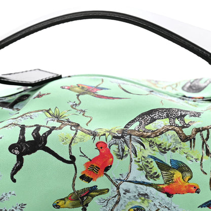 Hermes Silk Balusoie Bag Menthe Black 8 of 12