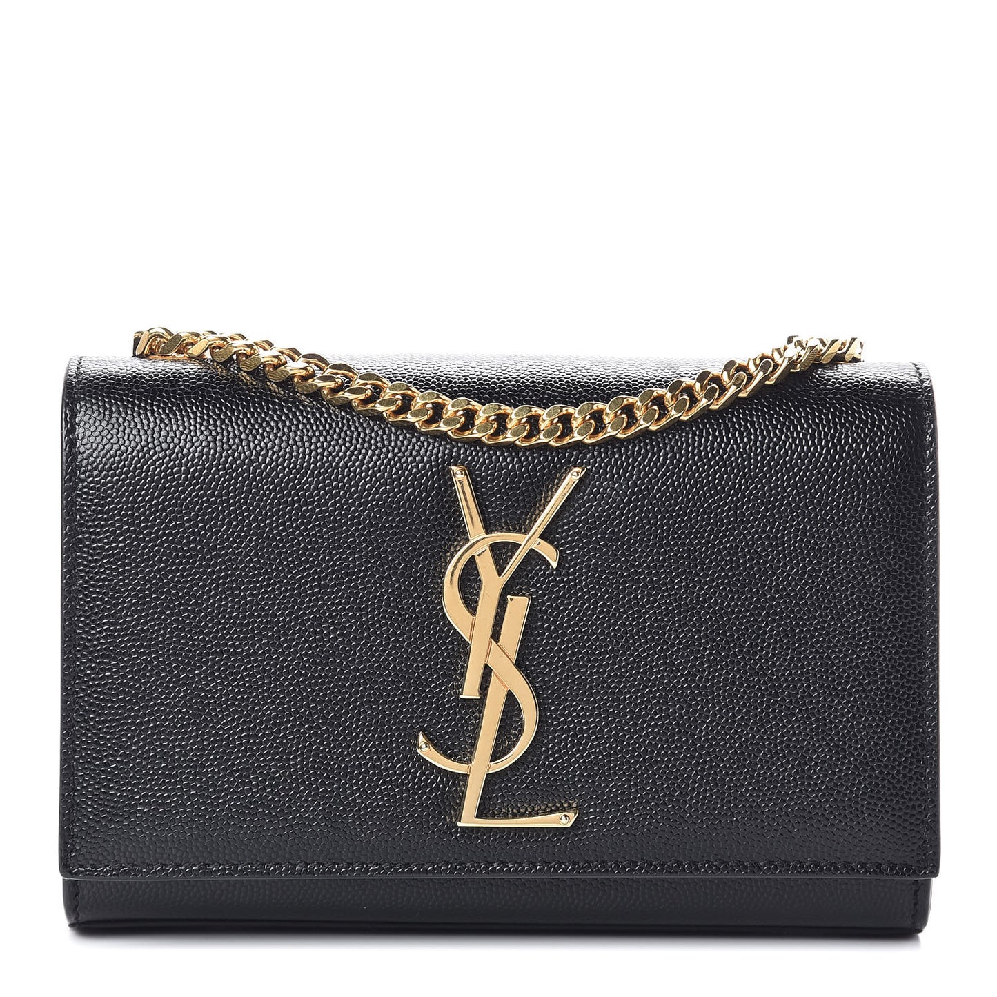 Grain De Poudre Small Monogram Kate Satchel Black