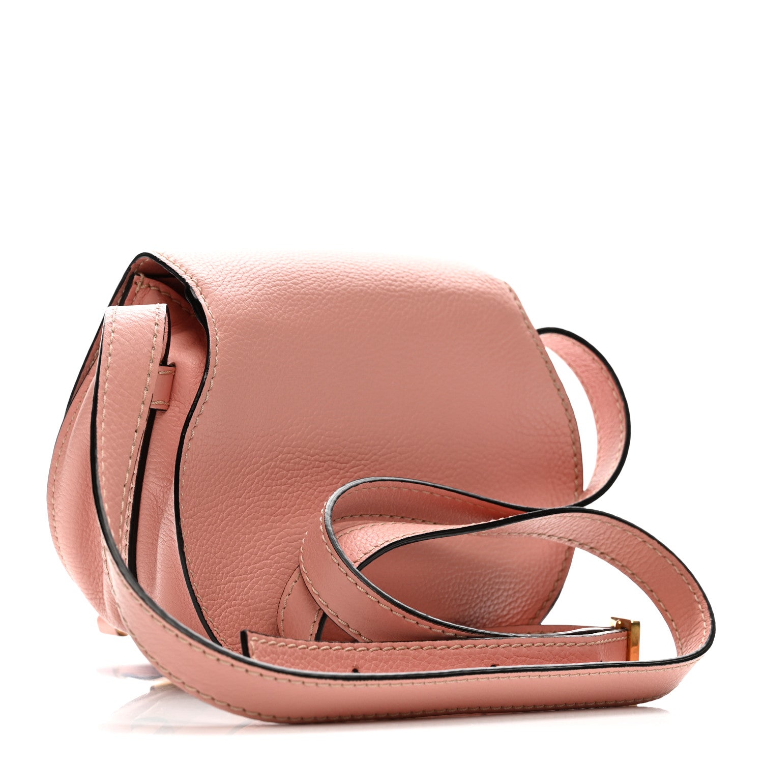 Chloe Calfskin Small Marcie Round Crossbody Bag Anemone 3 of 12
