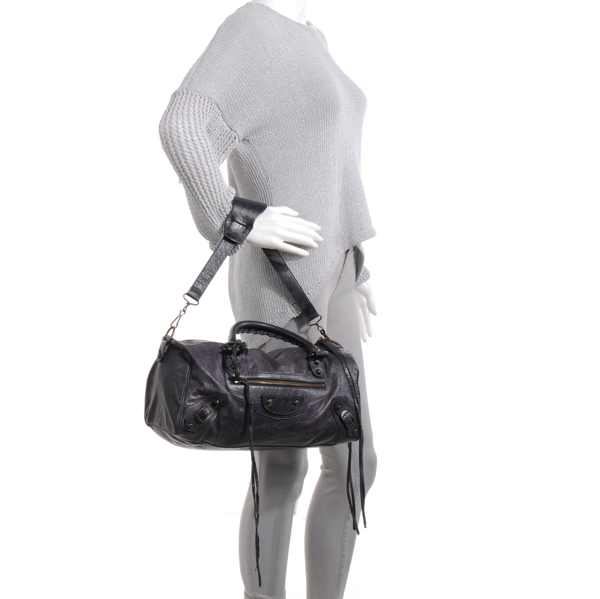 Balenciaga Chevre Twiggy Ink 2 of 10