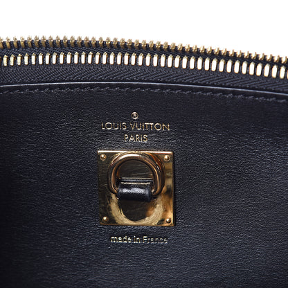 Louis Vuitton Calfskin City Steamer MM Gris Black 5 of 8