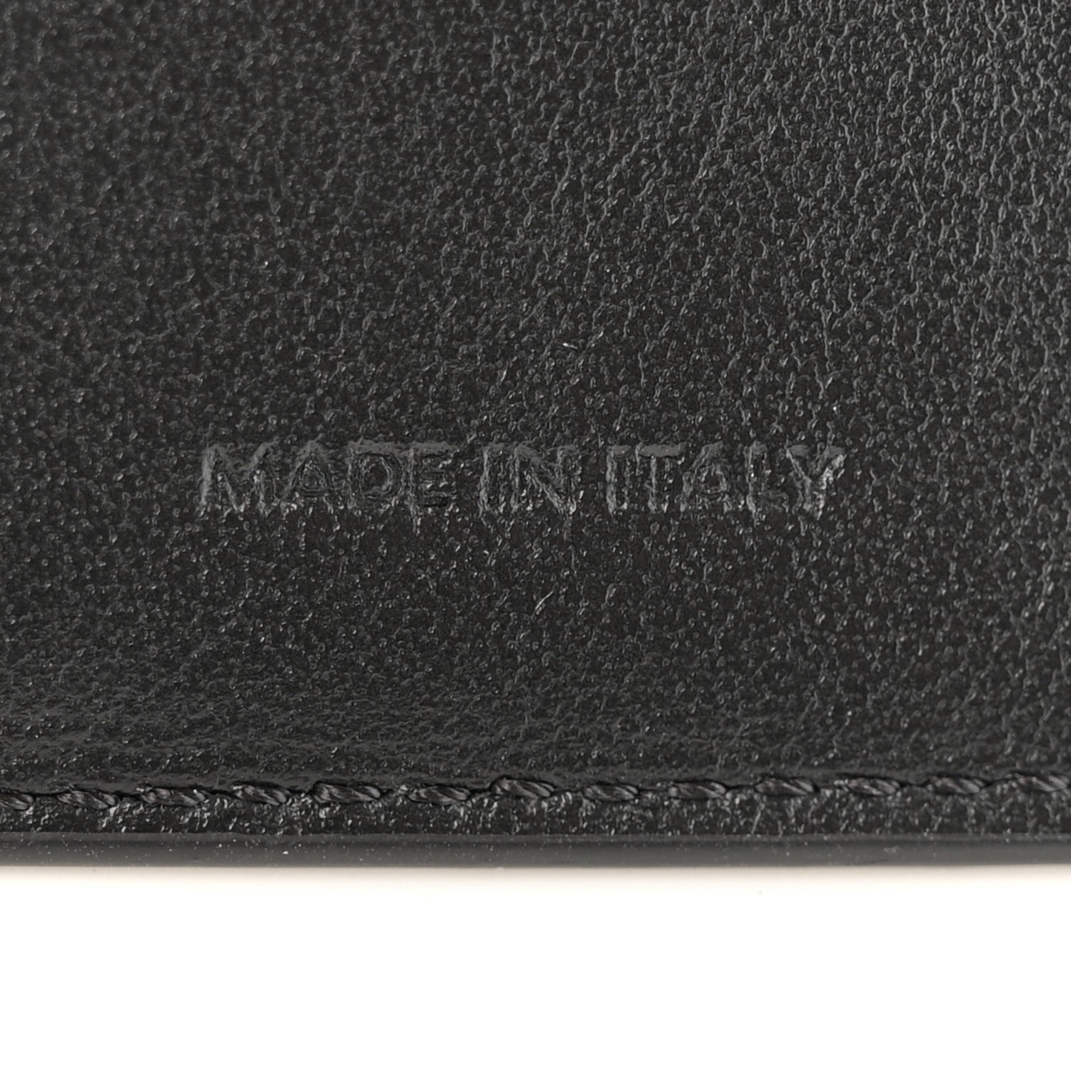 Celine Calfskin Compact Triomphe Wallet With Coin Purse Black 7 of 9