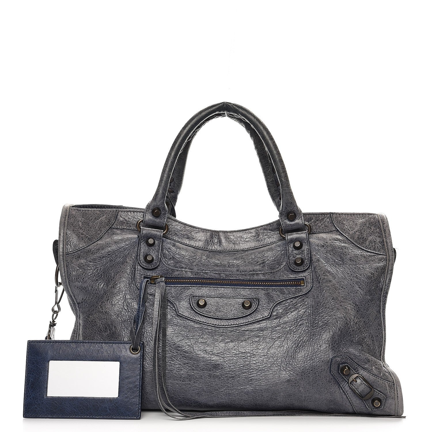 Balenciaga Agneau Classic Hardware City Bleu Roi 1 of 11