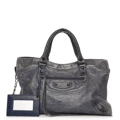 Balenciaga Agneau Classic Hardware City Bleu Roi 1 of 11