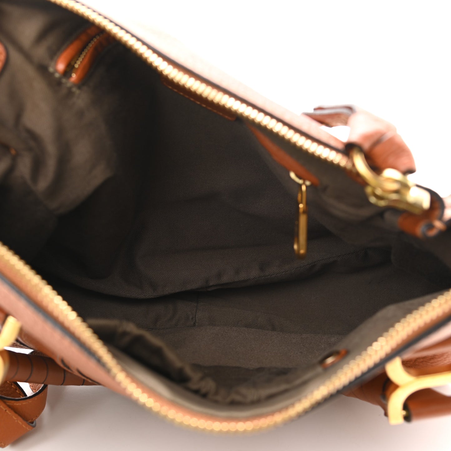 Calfskin Medium Marcie Satchel Tan