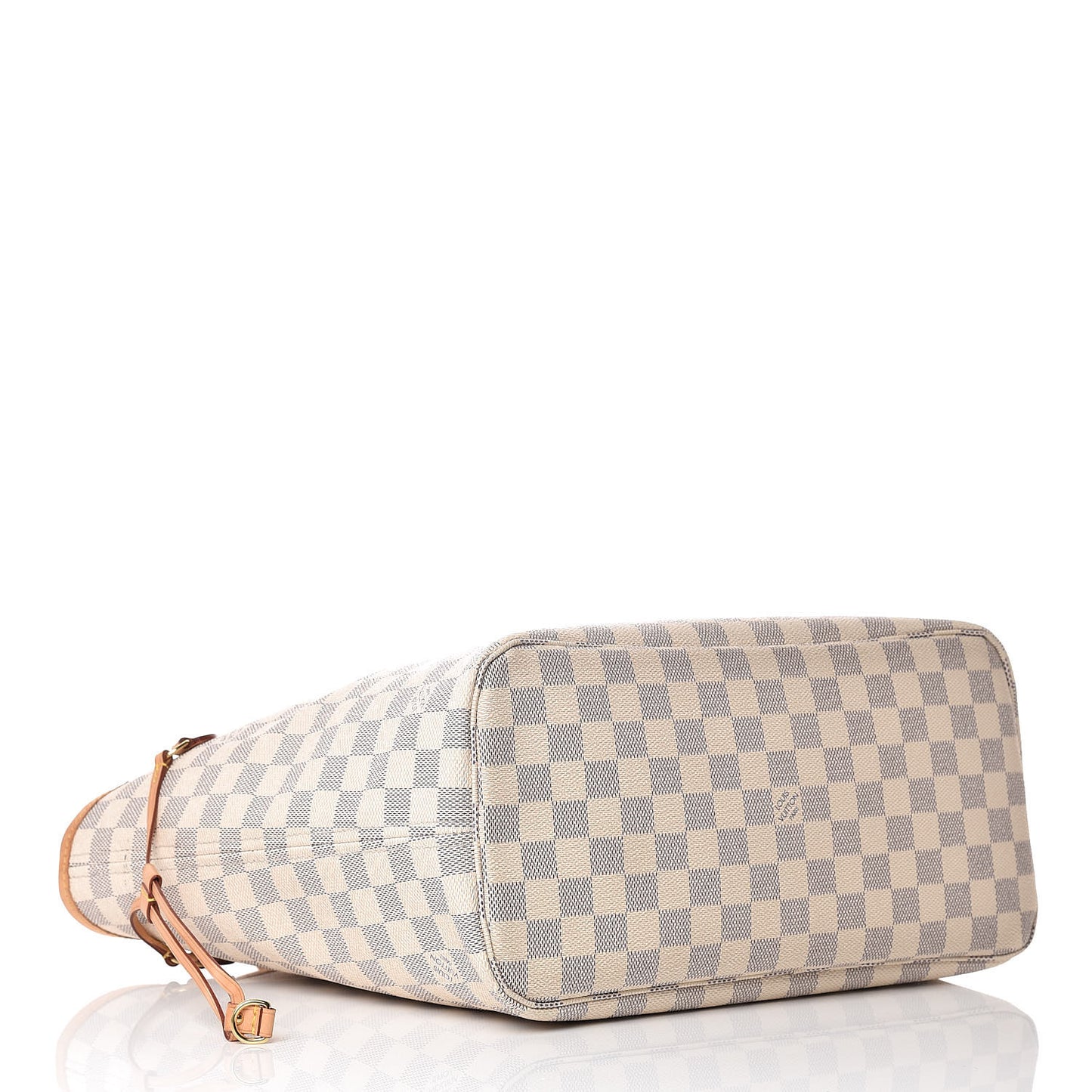 Damier Azur Neverfull MM Rose Ballerine