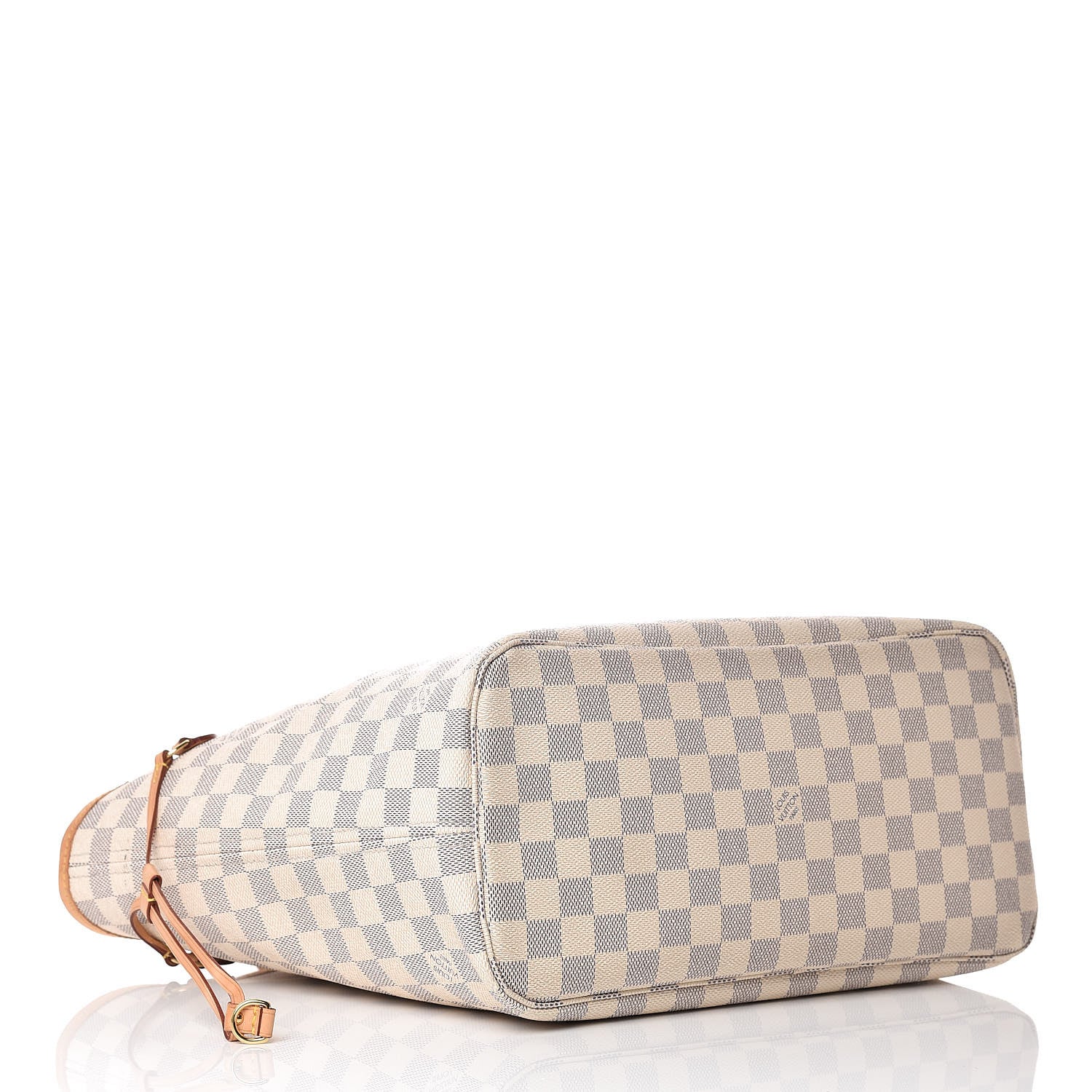 Louis Vuitton Damier Azur Neverfull MM Rose Ballerine 4 of 13