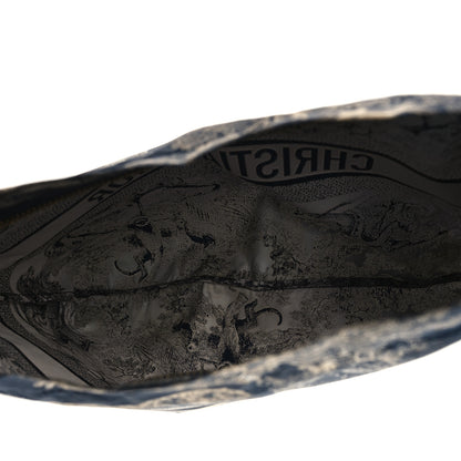 Christian Dior Technical Fabric Toile De Jouy Reverse Diortravel Zipped Pouch Blue Multicolor 5 of 10