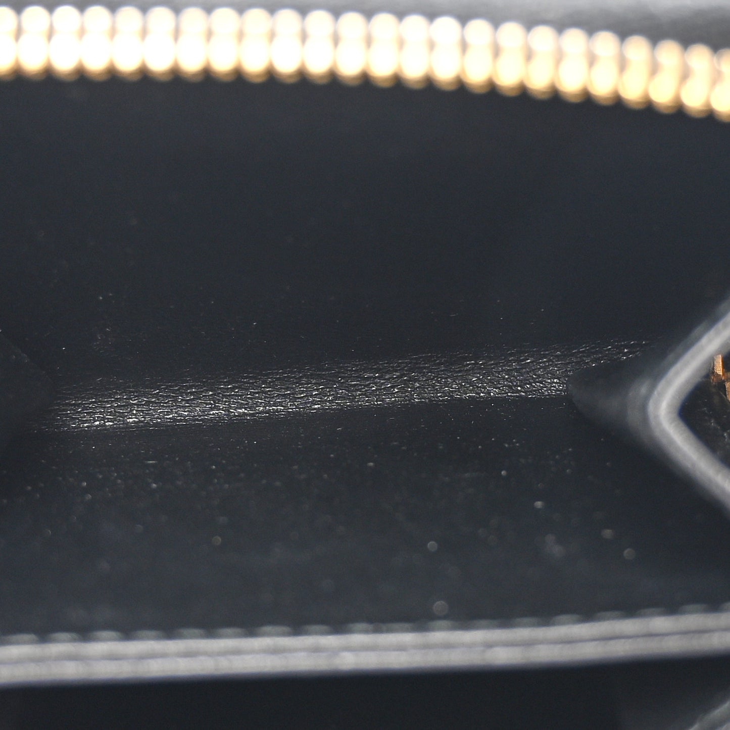 Nappa Matelasse Zip Around Compact Wallet Black