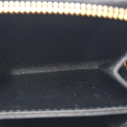 Miu Miu Nappa Matelasse Zip Around Compact Wallet Black 6 of 10