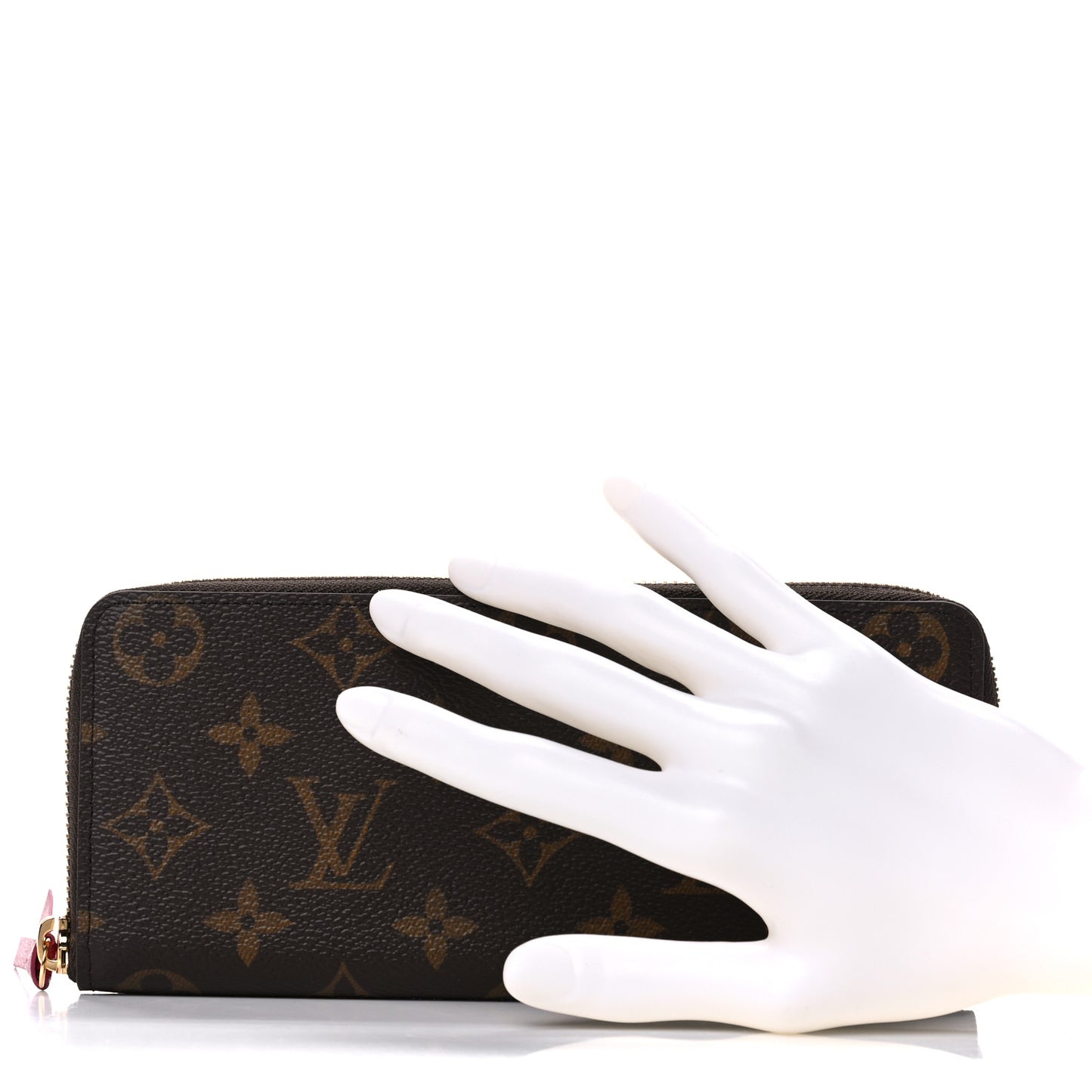 Monogram Clemence Wallet Fuchsia