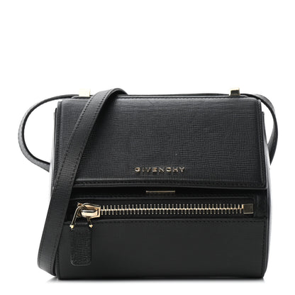 Givenchy Textured Calfskin Mini Pandora Box Crossbody Bag Black 2 of 19