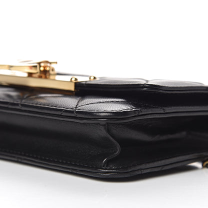 Chanel Lambskin Quilted Golden Class Wallet on Chain WOC Black 10 of 16