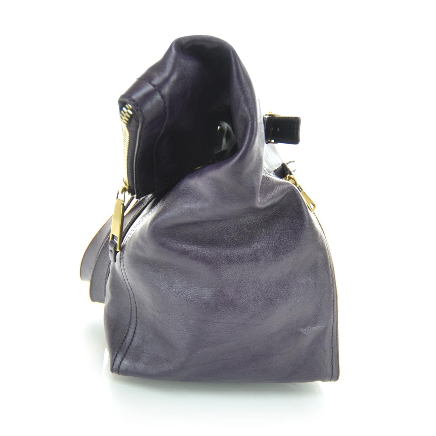 Saint Laurent Large Downtown Tote Purple 6 of 10