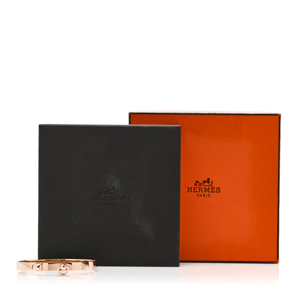 Hermes 18K Rose Gold PM Collier De Chien Bracelet SH 4 of 4