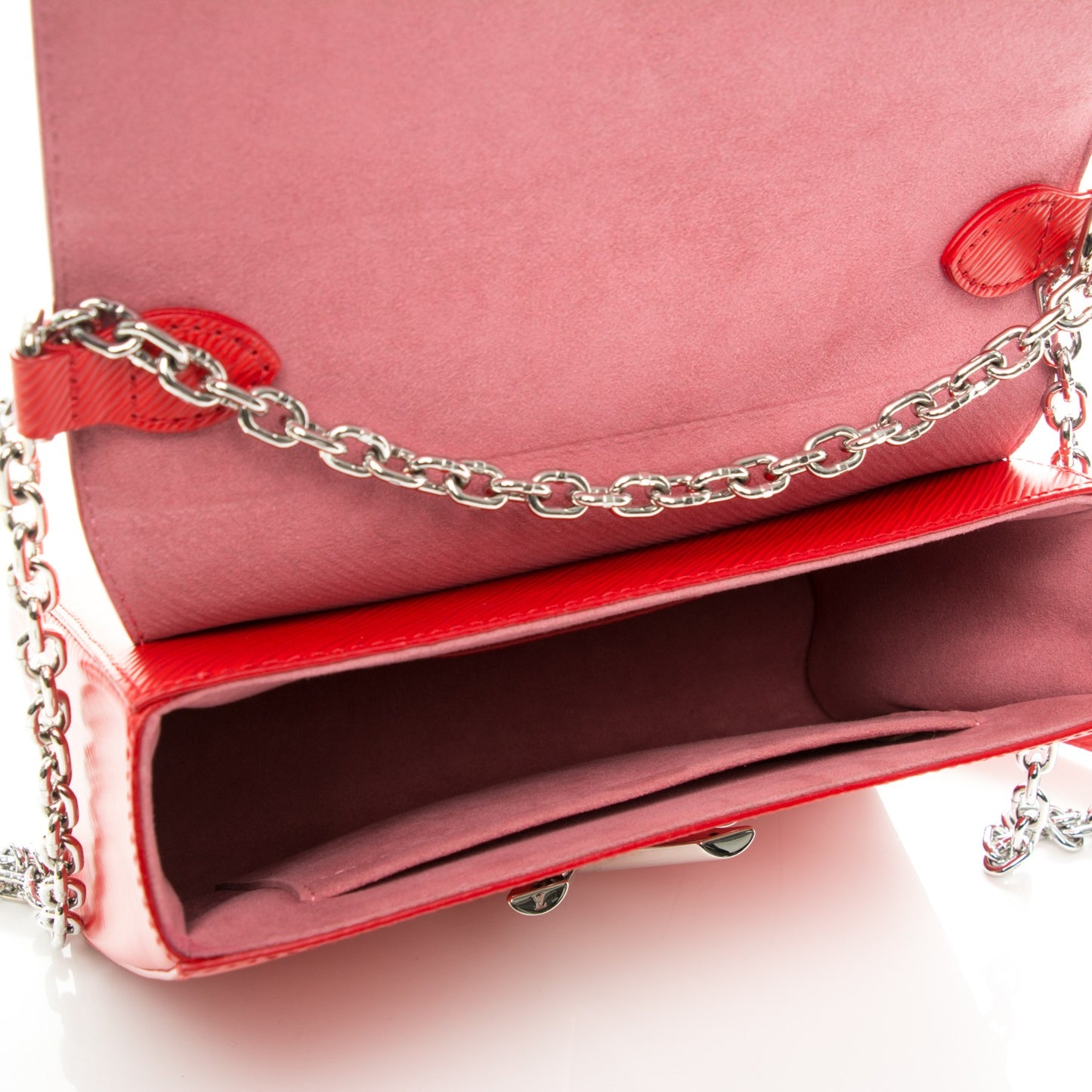 Epi Twist Shoulder Bag MM Coquelicot