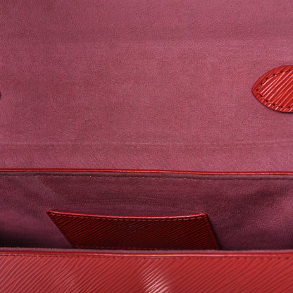 Louis Vuitton Epi Twist Shoulder Bag MM Coquelicot 7 of 9
