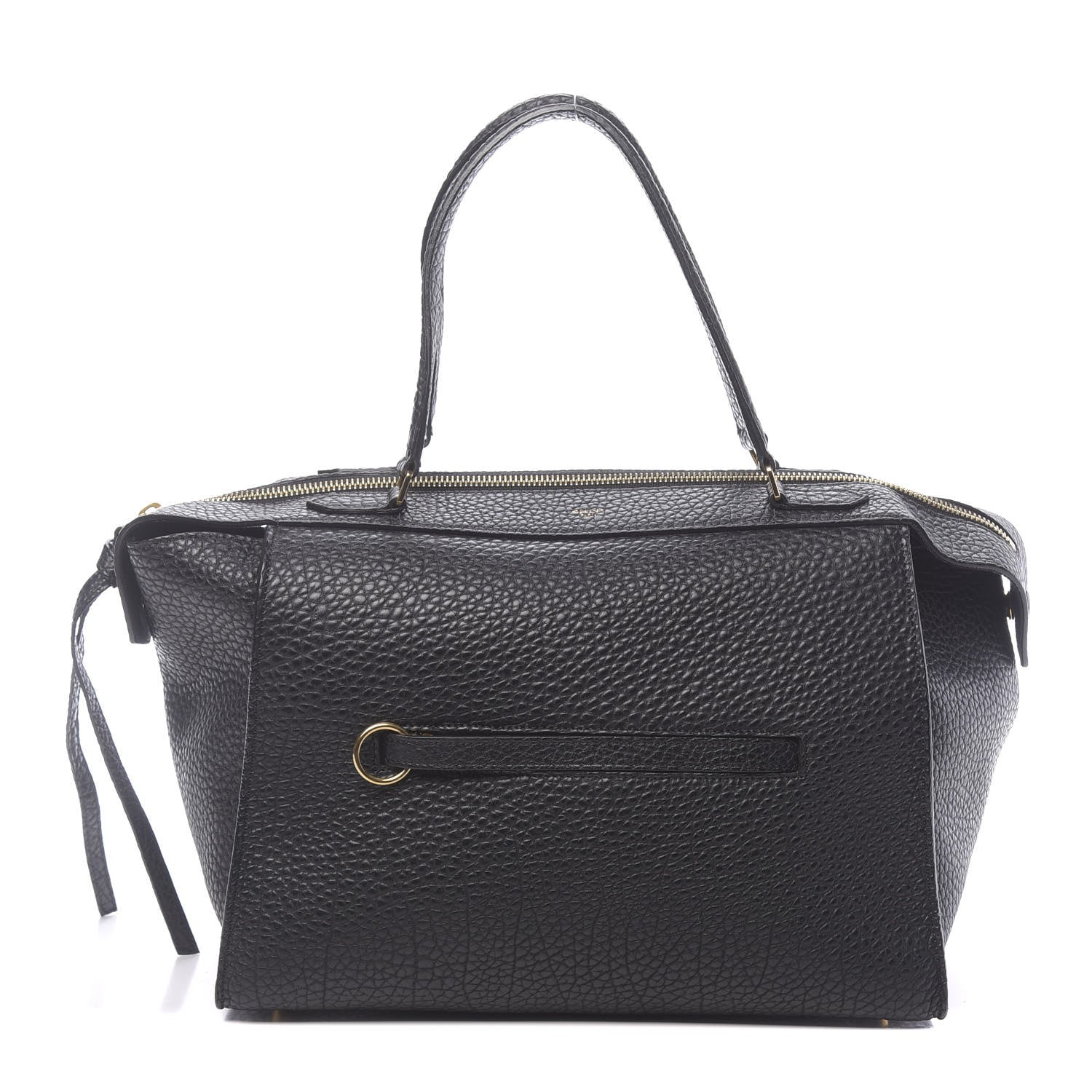 Celine Bullhide Calfskin Small Ring Bag Black 1 of 9