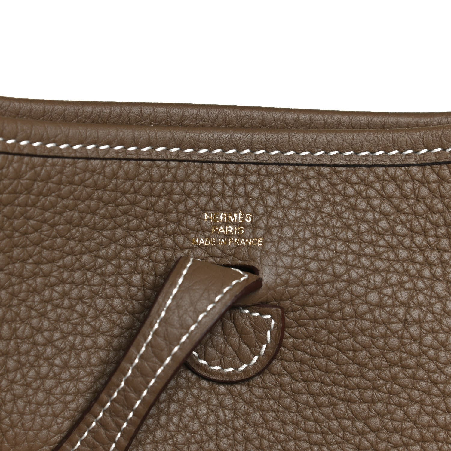 Hermes Taurillon Clemence Amazone Evelyne TPM Etoupe Bleu Indigo 6 of 13