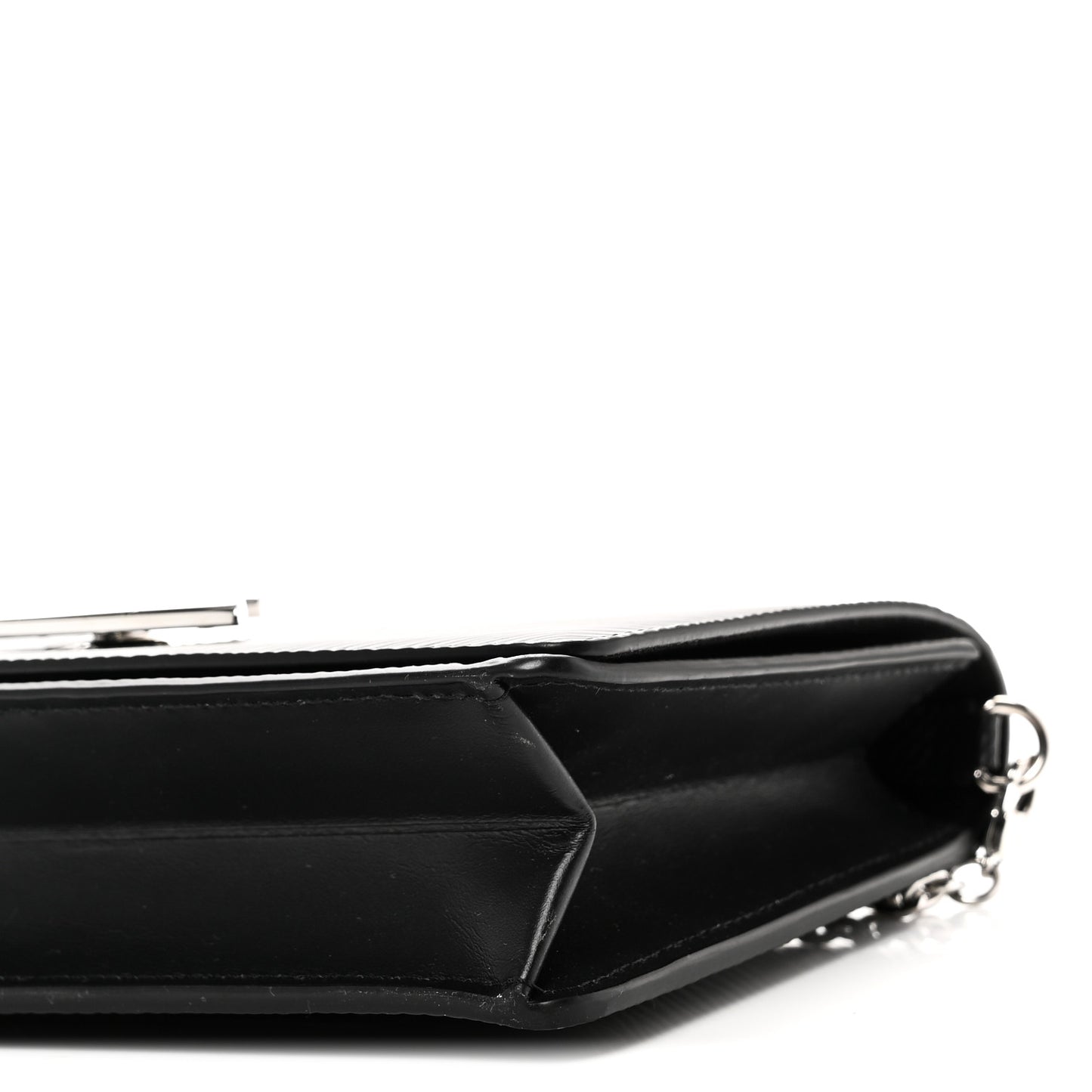 Epi Twist Belt Chain Wallet Black