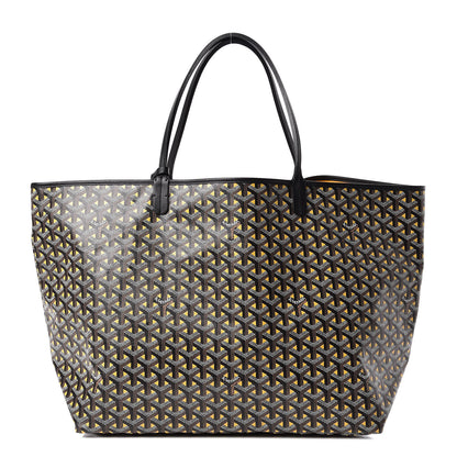 Goyard Goyardine Saint Louis Claire Voie GM Black Yellow 3 of 12