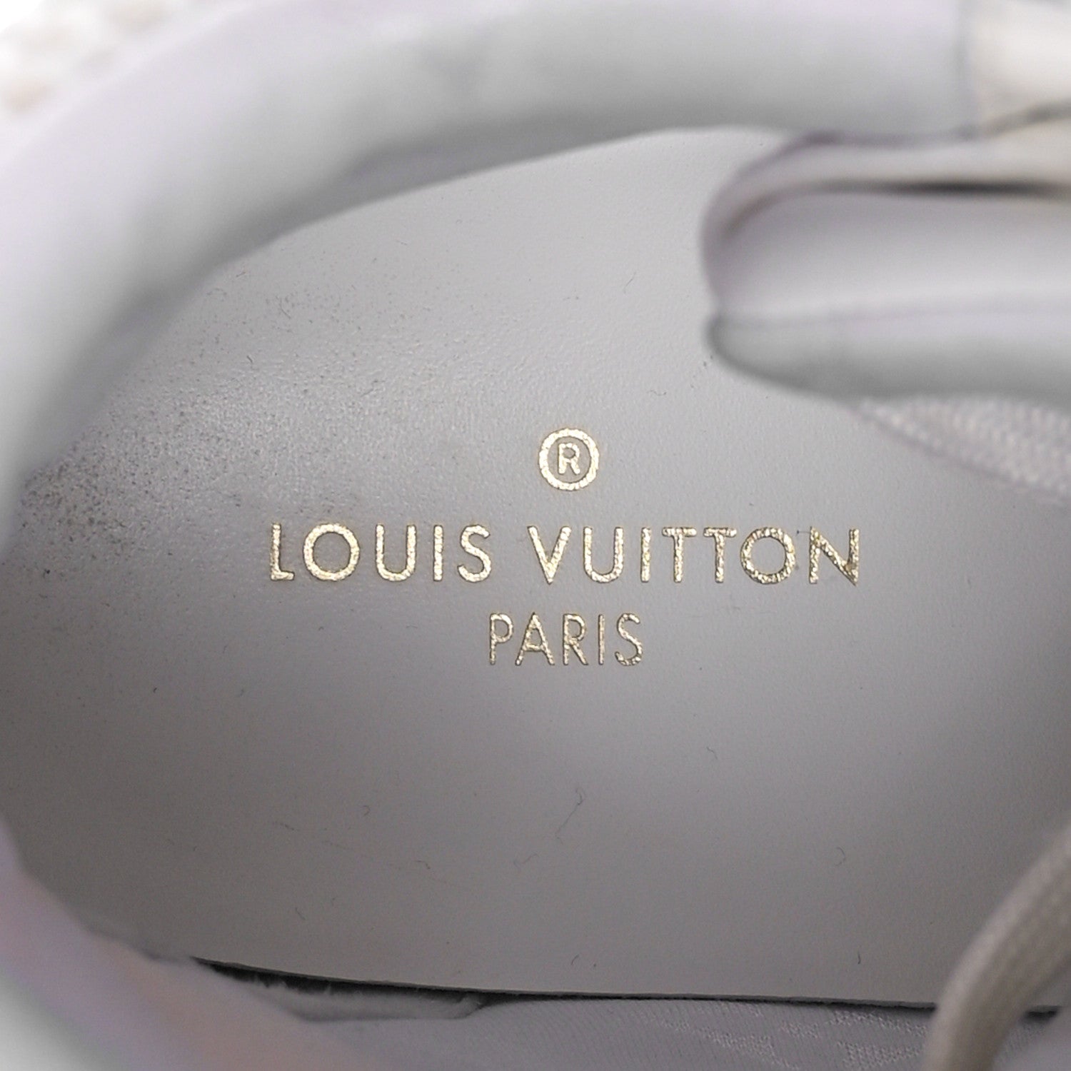 Louis Vuitton Metallic Calfskin Embossed Monogram Boombox Sneakers 38 White Silver 11 of 16