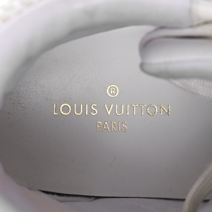 Louis Vuitton Metallic Calfskin Embossed Monogram Boombox Sneakers 38 White Silver 11 of 16