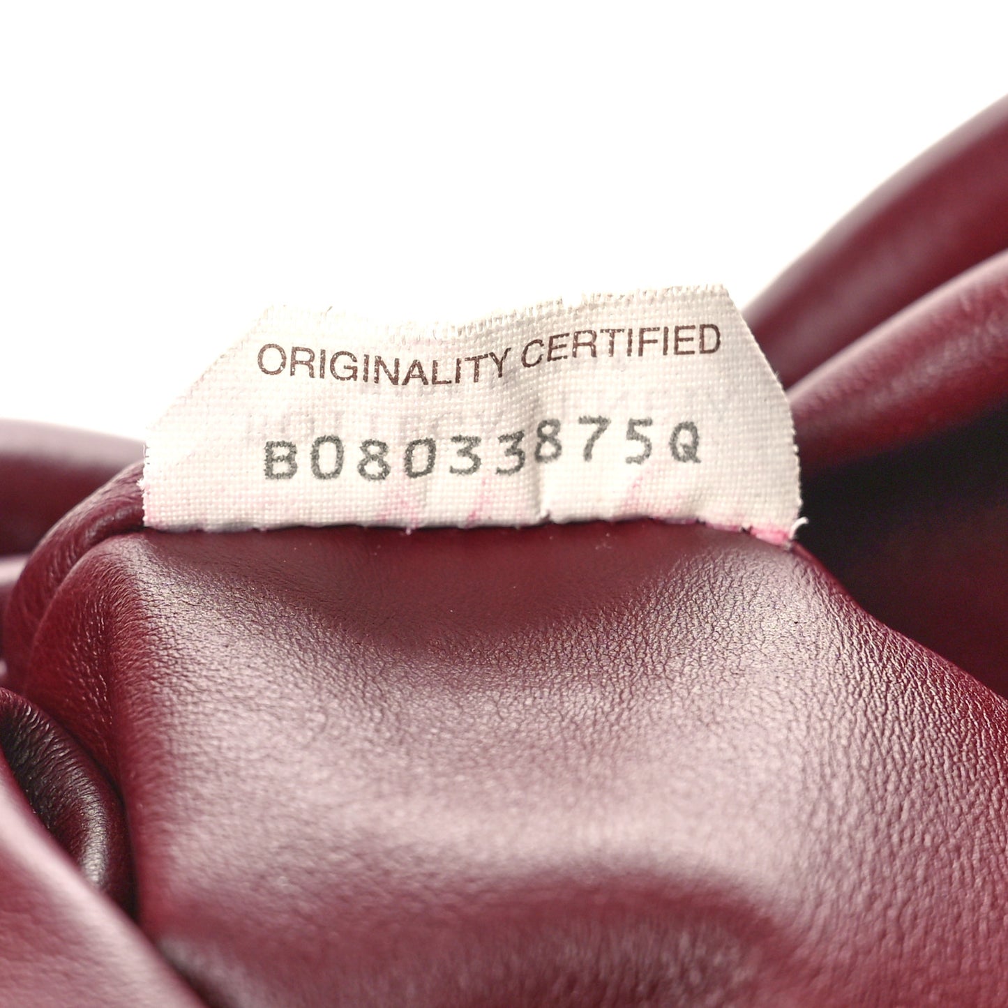 Butter Calfskin The Mini Pouch Bordeaux