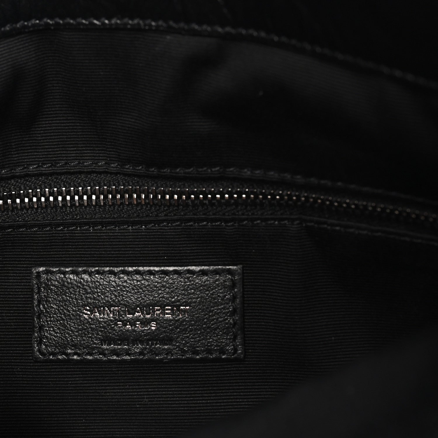 Saint Laurent Crinkled Calfskin Matelasse Monogram Medium Niki Shopper Tote Black 6 of 10