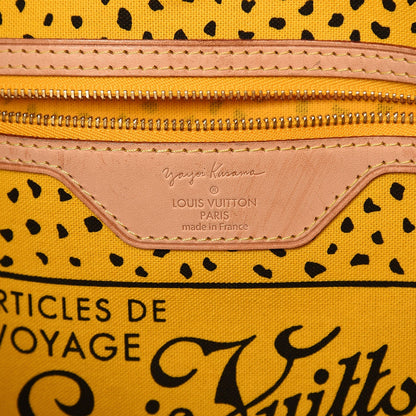 Louis Vuitton Monogram Kusama Waves Neverfull MM Yellow 6 of 7