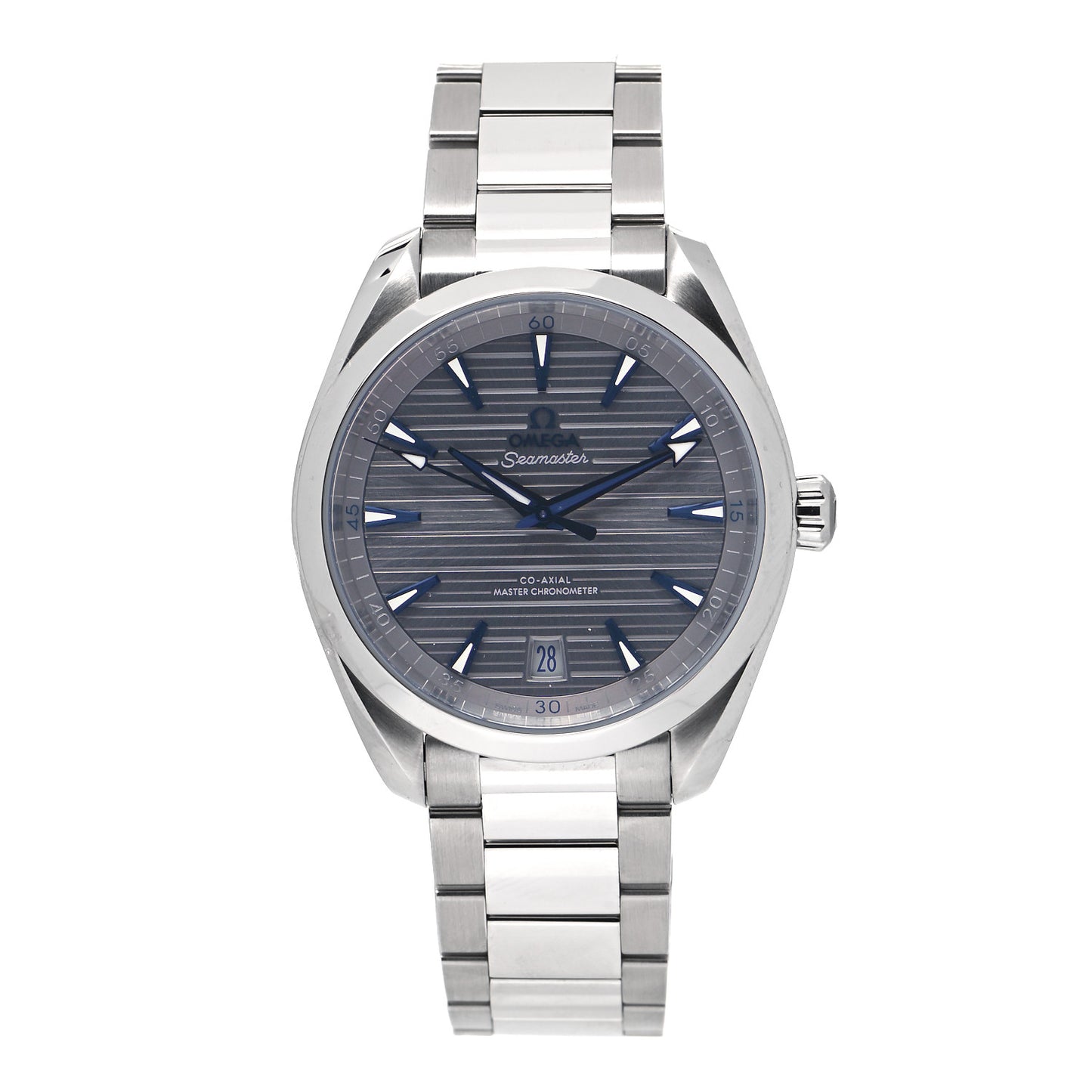 Stainless Steel 41mm Seamaster Aqua Terra Co-Axial Automatic Watch Grey 220.10.41.21.06.001