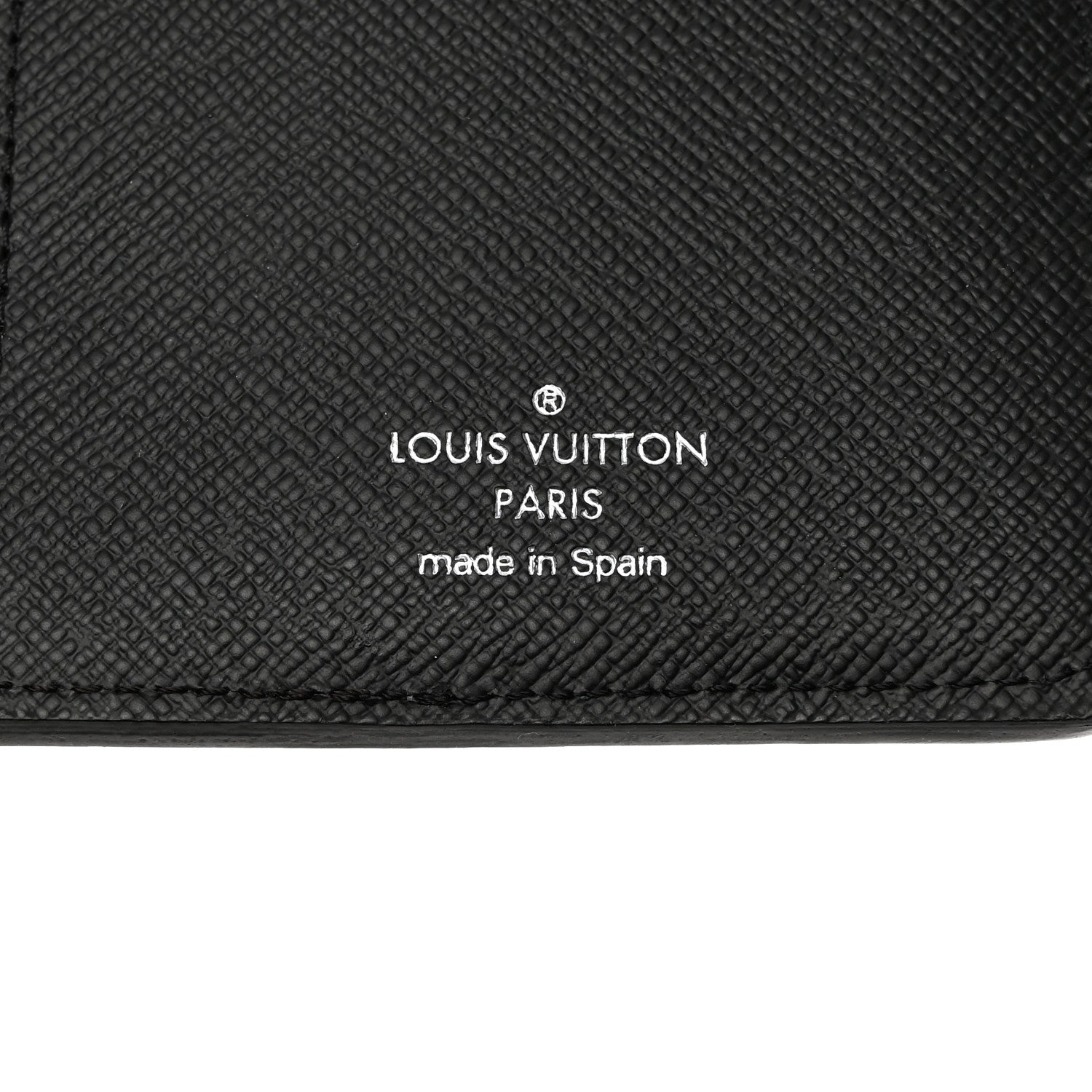 Louis Vuitton Monogram Eclipse Split Brazza Wallet Silver 6 of 7