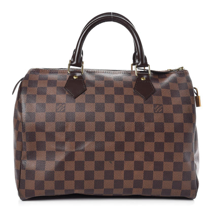 Louis Vuitton Damier Ebene Speedy 30 1 of 10