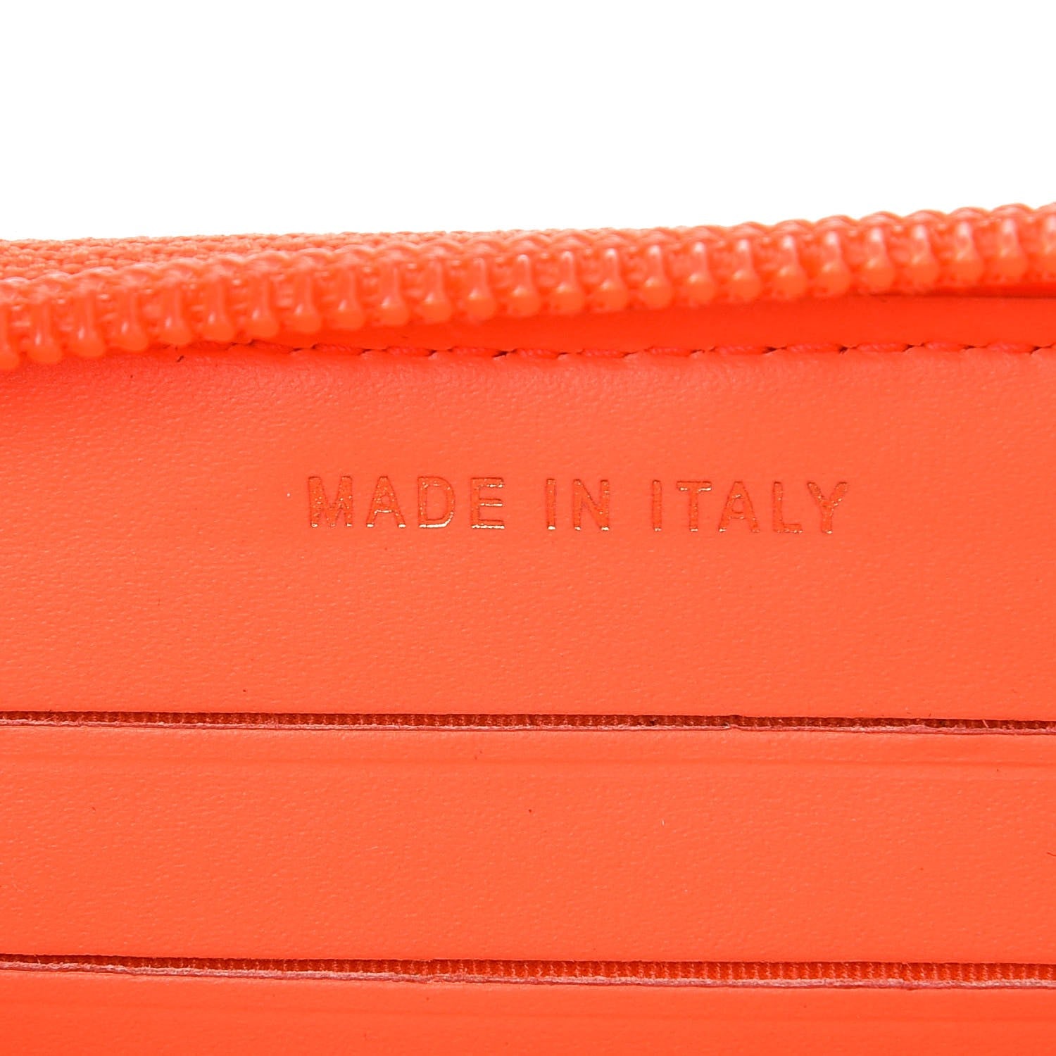 Chanel Patent Quilted Small Boy Zip Around Wallet Orange 8 of 11