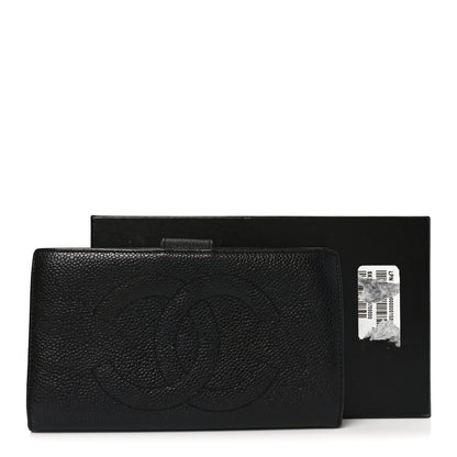 Chanel Caviar Timeless CC French Wallet Black 8 of 8