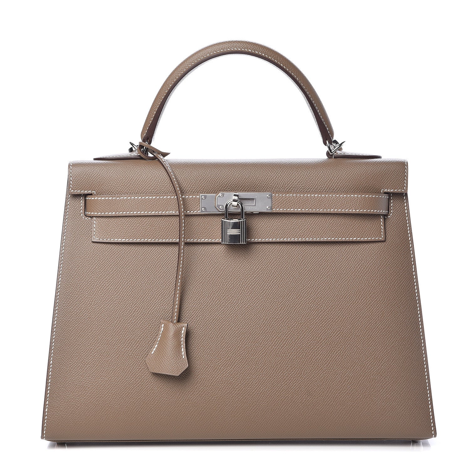 Hermes Epsom Kelly Sellier 32 Etoupe 1 of 40