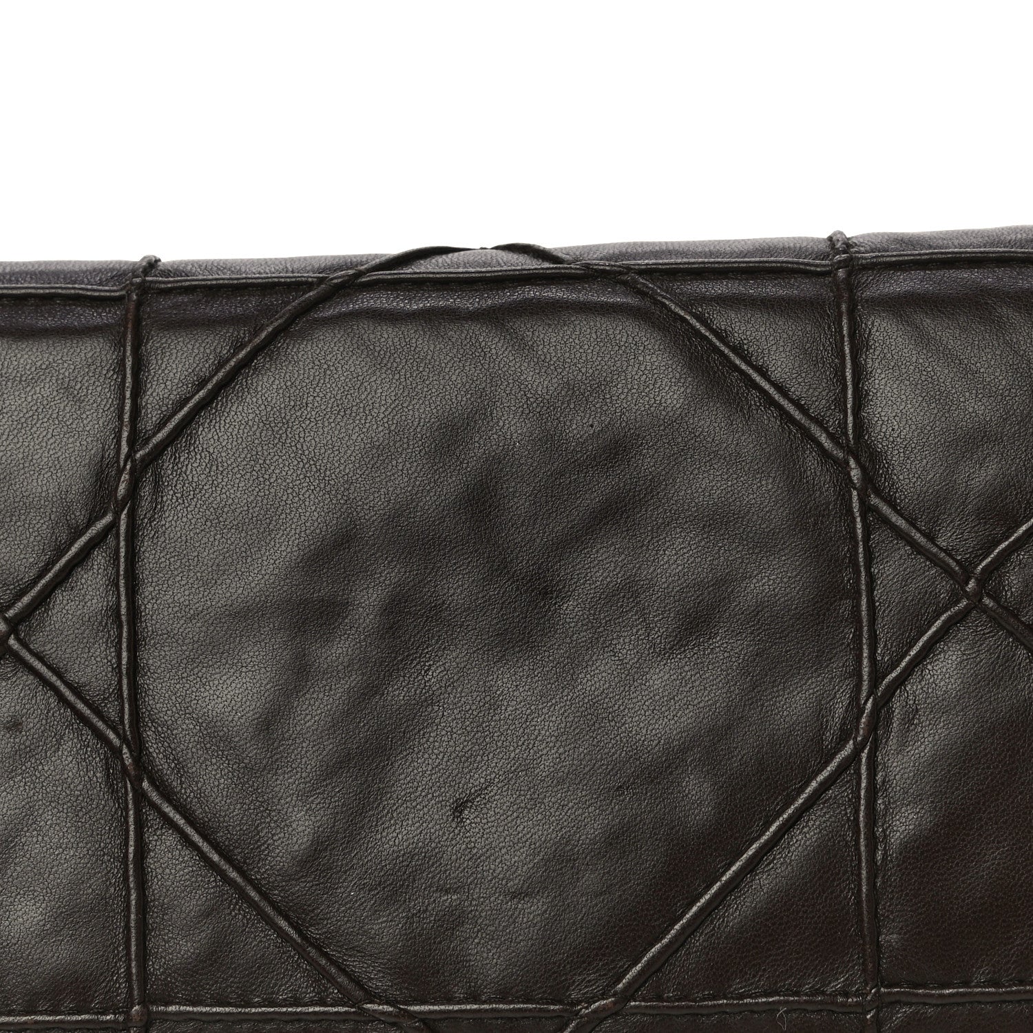 Christian Dior Lambskin Cannage Rendezvous Chain Wallet Brown 16 of 16