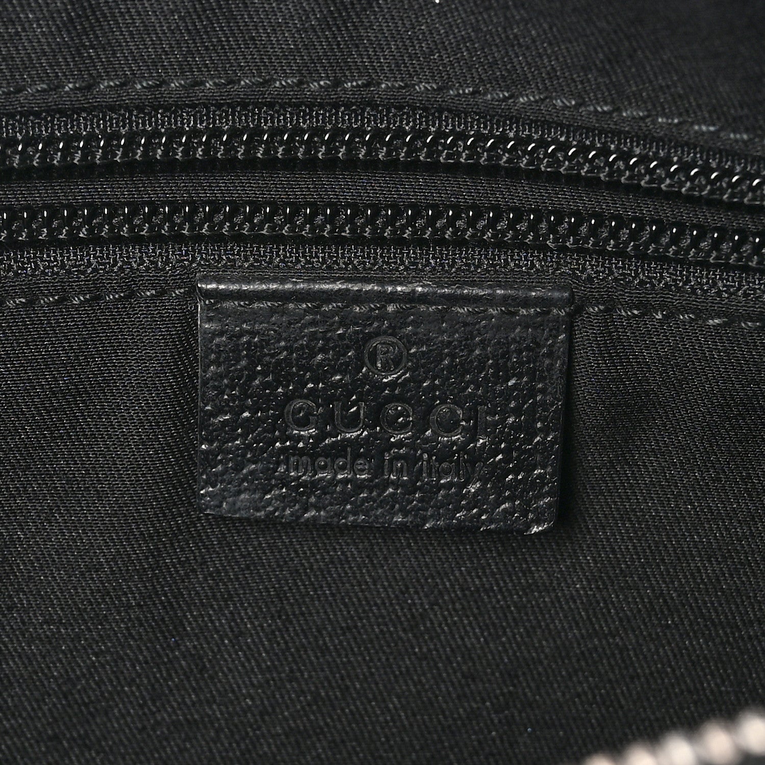 Gucci Monogram Medium Half Moon Hobo Black 6 of 10