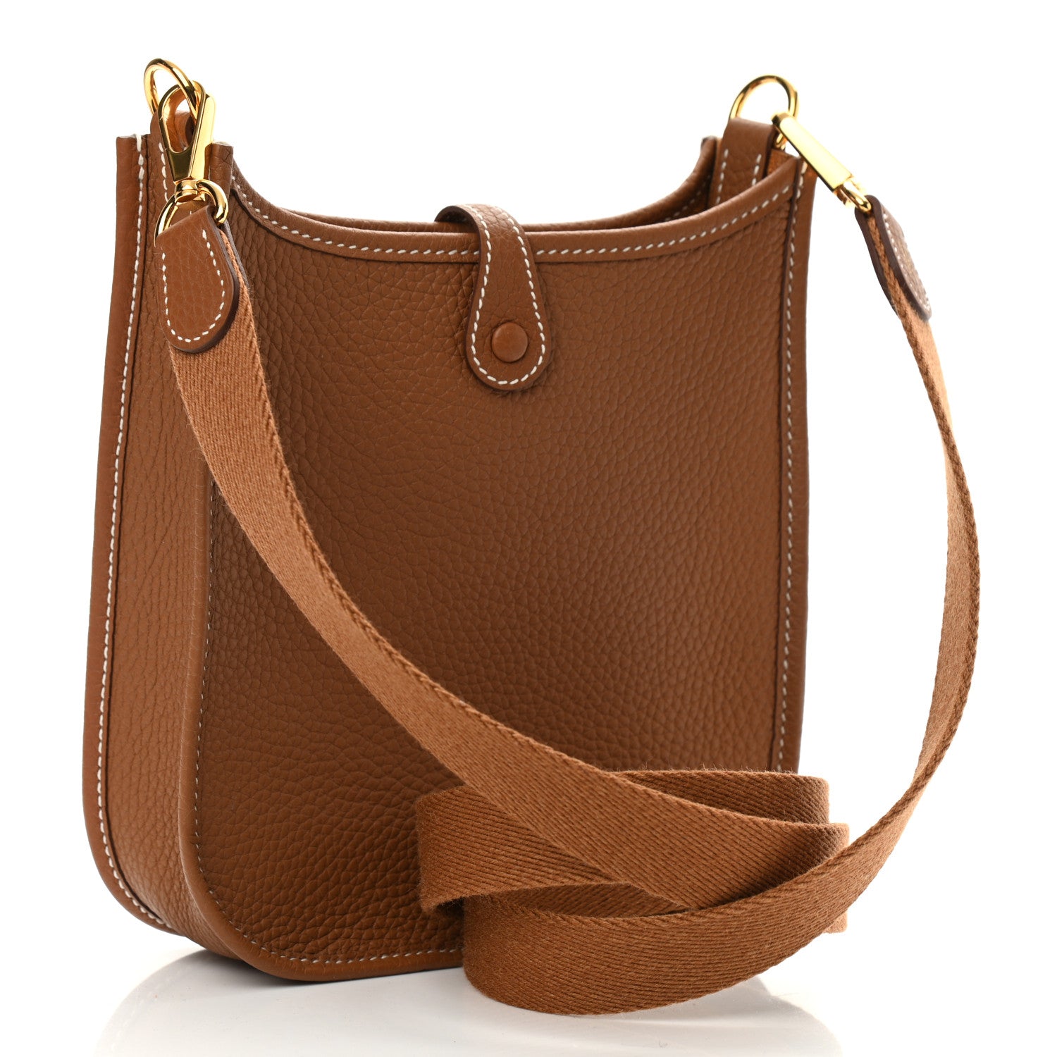 Hermes Taurillon Clemence Evelyne TPM Gold 3 of 10