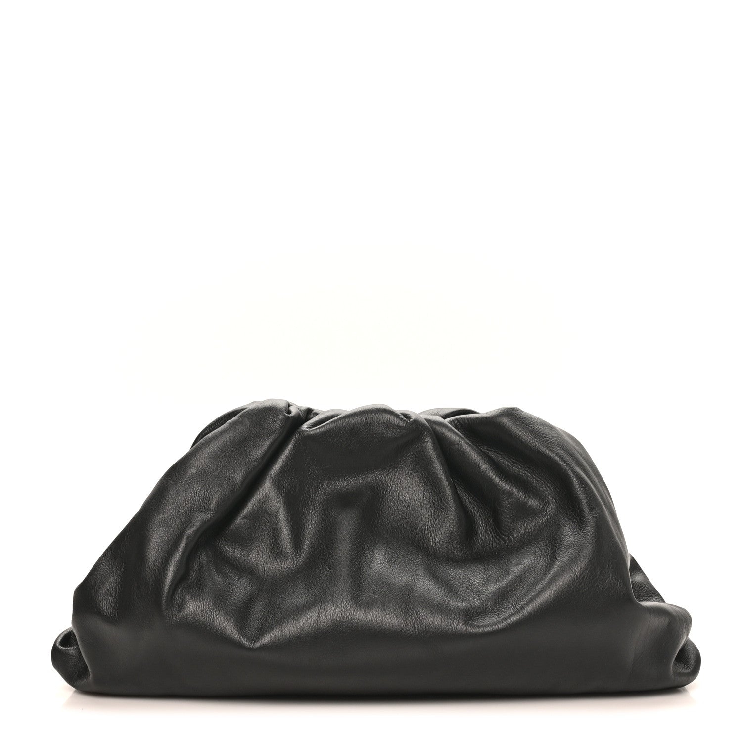 Bottega Veneta Smooth Butter Calf The Pouch Oversized Clutch Black 1 of 9