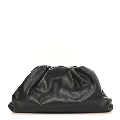 Bottega Veneta Smooth Butter Calf The Pouch Oversized Clutch Black 1 of 9