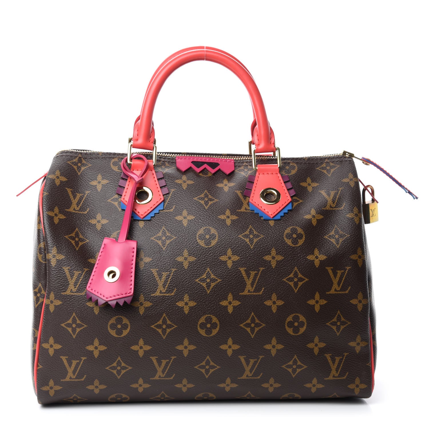 Louis Vuitton Monogram Totem Speedy 30 Flamingo 1 of 10