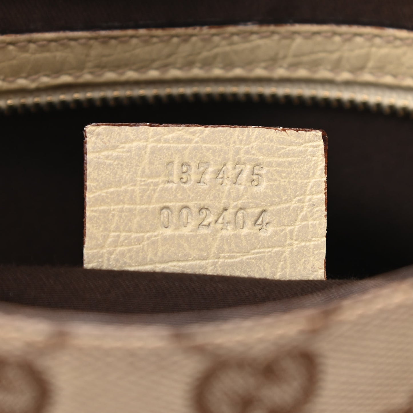 Monogram Small Hasler Tote Off White