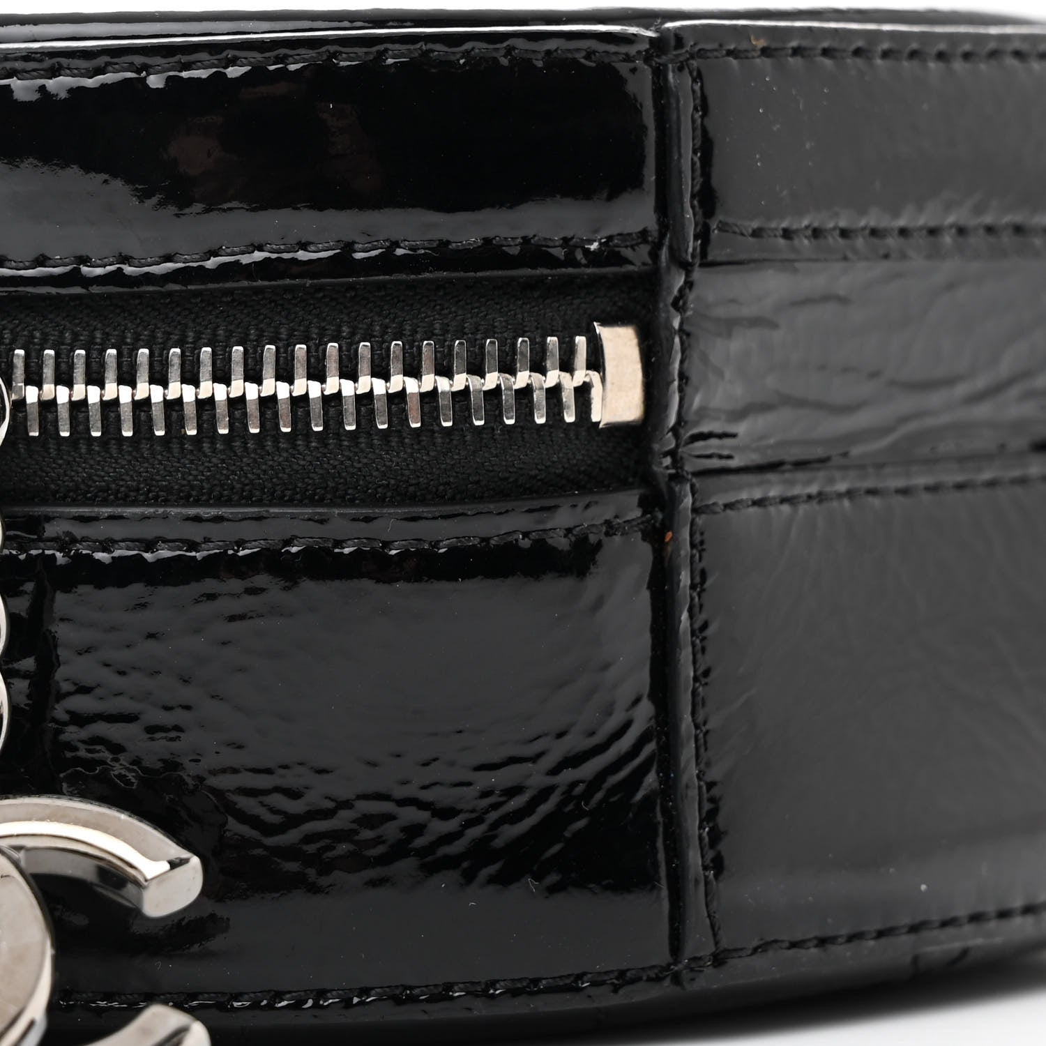 Chanel Patent Round As Earth Evening Bag Black 9 of 10