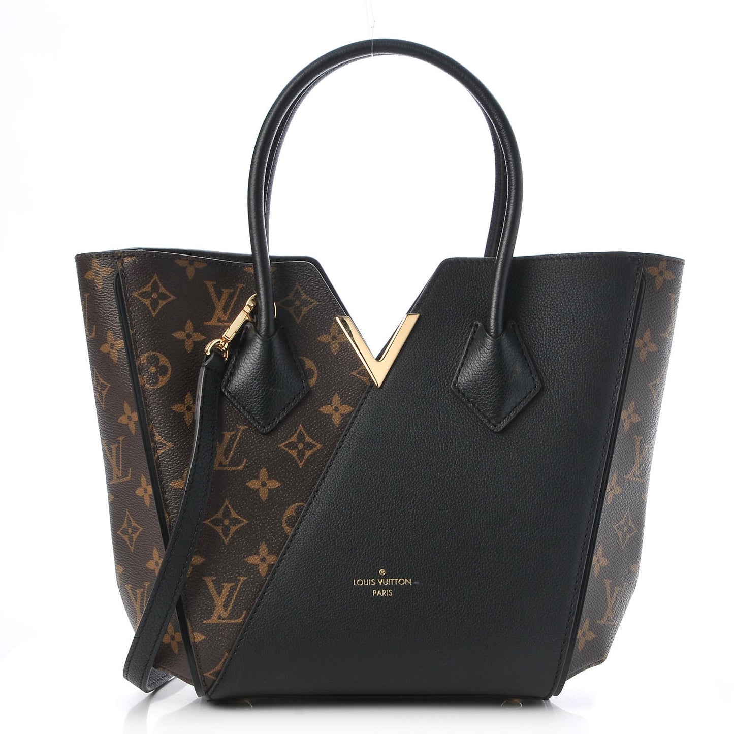 Calfskin Monogram Kimono Tote PM Black