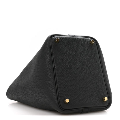 Hermes Taurillon Clemence Picotin Lock 18 PM Black 3 of 12