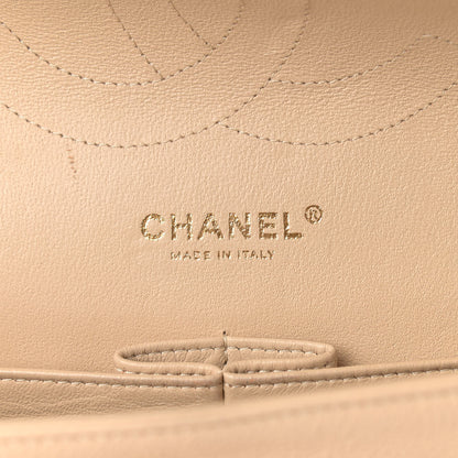 Chanel Caviar Quilted Jumbo Double Flap Beige Clair 6 of 19